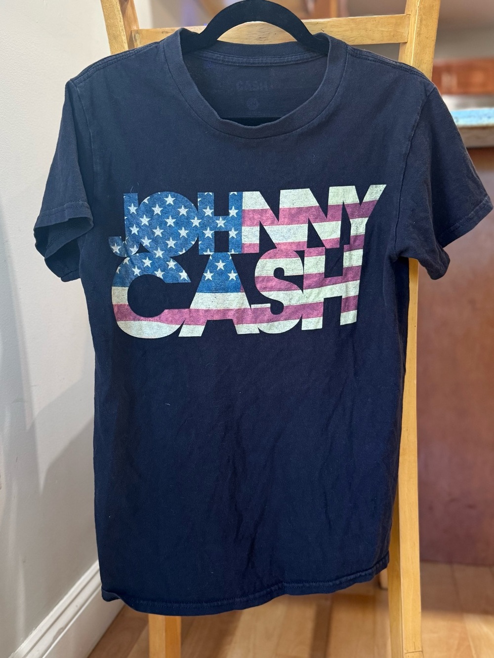 Johnny Cash Black Short Sleeve Graphic Tee Unisex